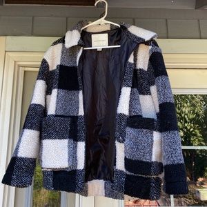 American Eagle Sherpa Cropped Jacket